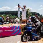 Une XSR700 hommage aux Gauloises FZR750