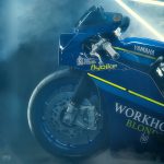 Une XSR700 hommage aux Gauloises FZR750