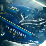 Une XSR700 hommage aux Gauloises FZR750
