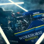 Une XSR700 hommage aux Gauloises FZR750