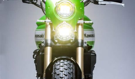 Kawasaki The Twister par Smoked Garage : Cadre supérieur